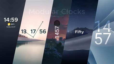 clock for rainmeter|ModularClocks .